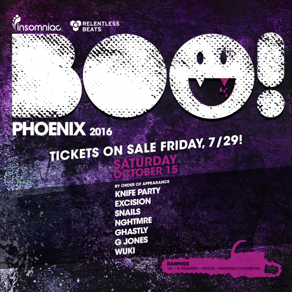 Az Boo Rave Relentless Beats’ Complete Guide To BOO! AZ 2016 · Relentless Beats